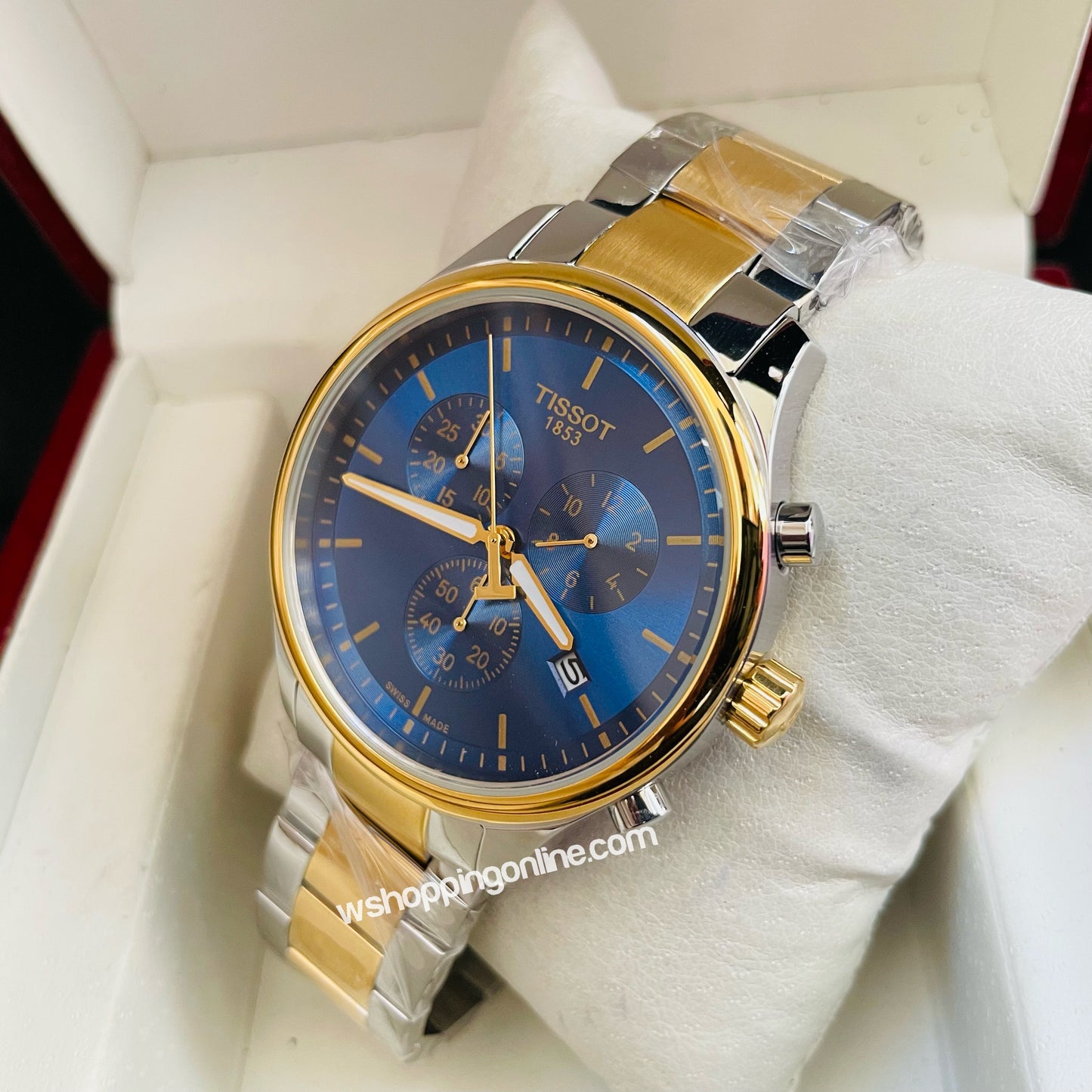 Master Twotone Blue Chronograph 1853 Watch