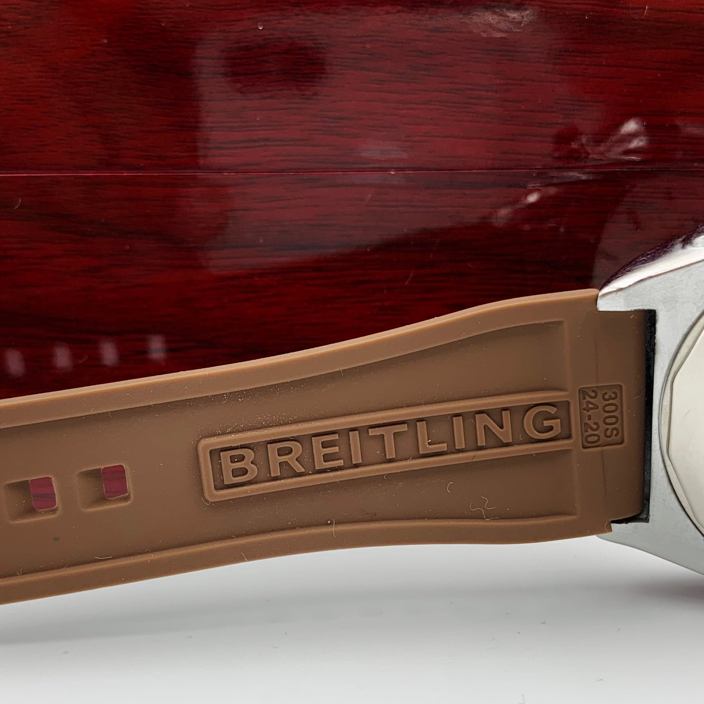 Breitling White Brown Watch