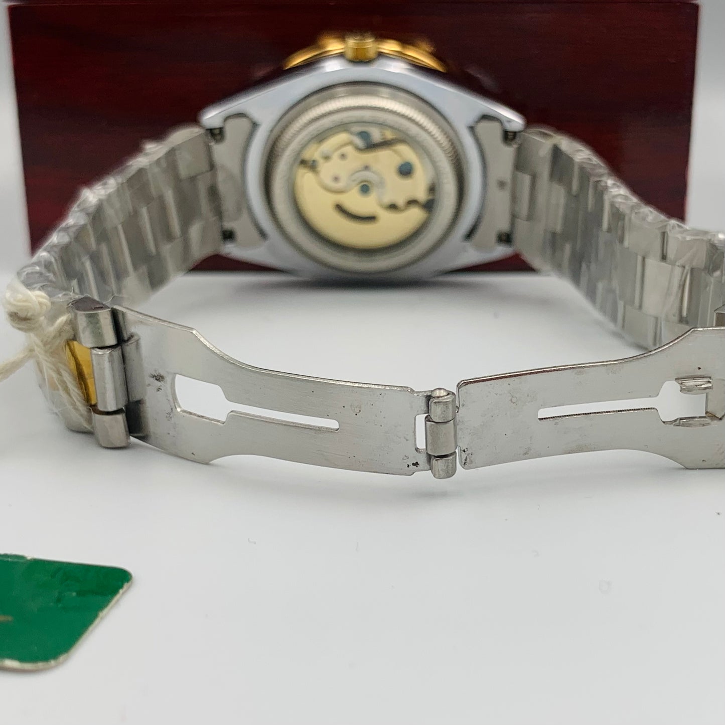 Rolx White Twotone Watch