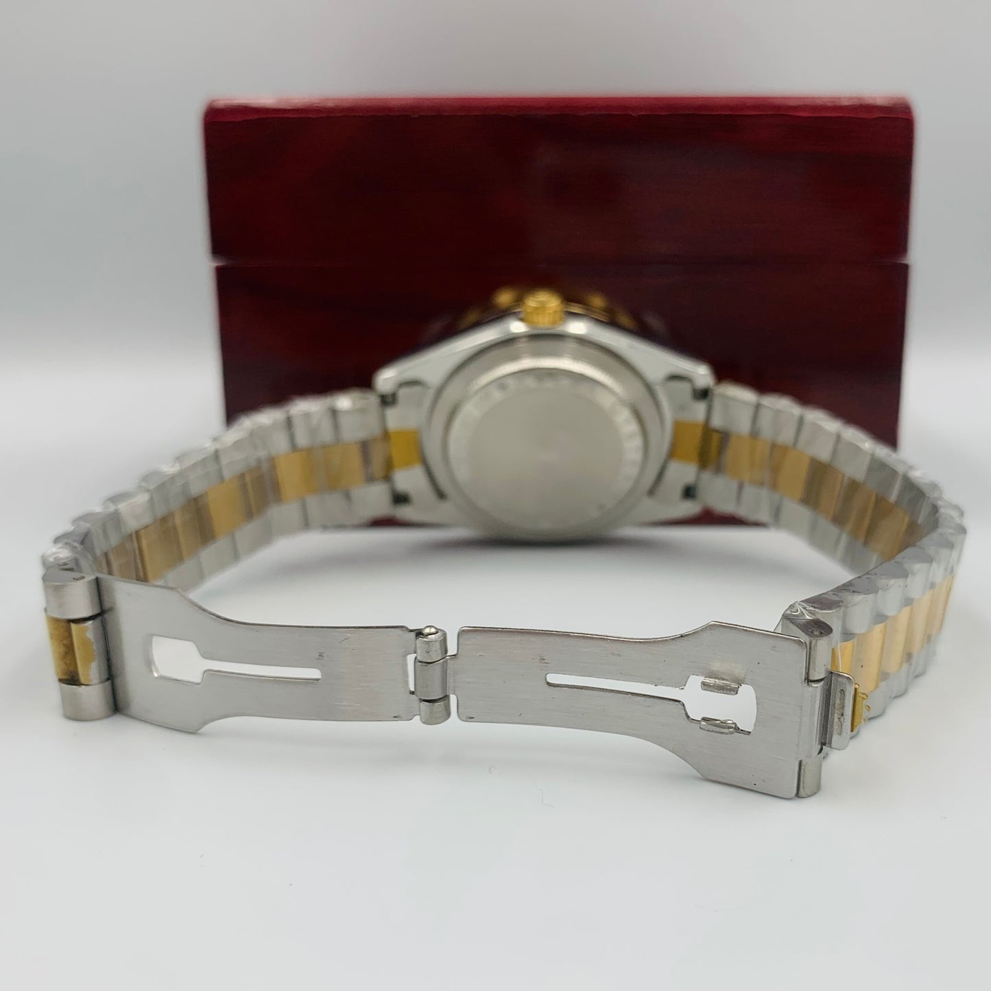 Rolx Twotone Light Golden Milgauss Watch