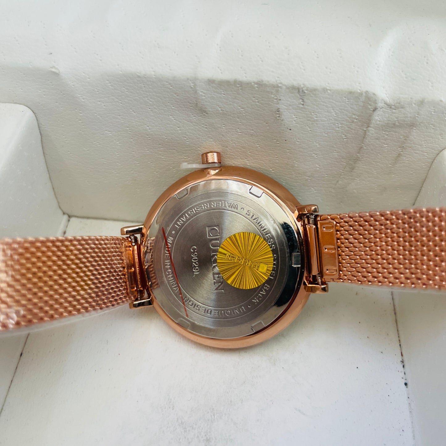 Curren Rose Green Ladies Watch