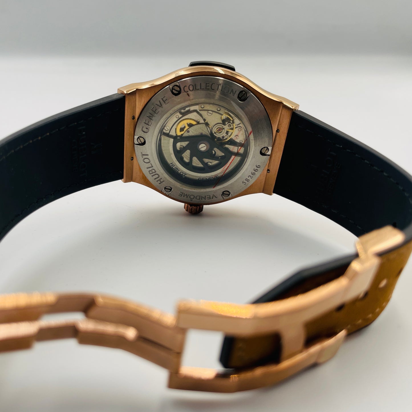 Hub Brown White Dial Automatic Watch
