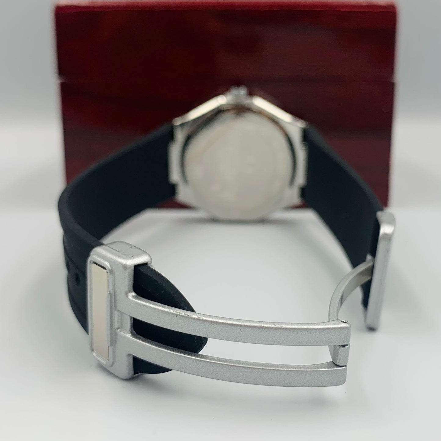 UP Silver Black Watch