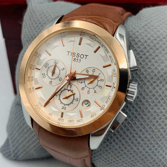 Tissot Twotone White Dail Watch