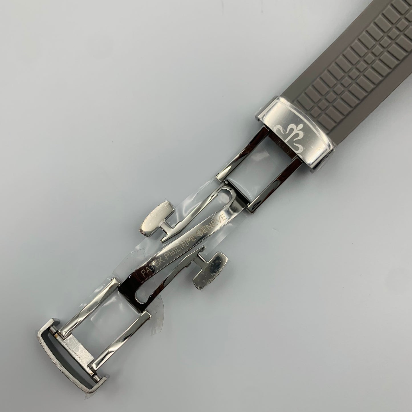 Patek Grey Dail Grey Strap Watch