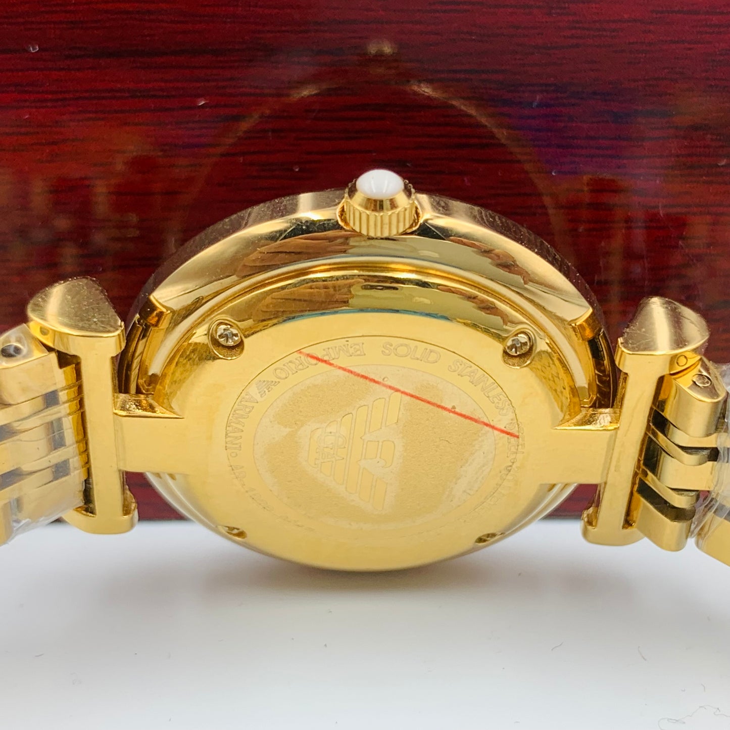 EMP Armani Full Golden Stone Ladies Watch