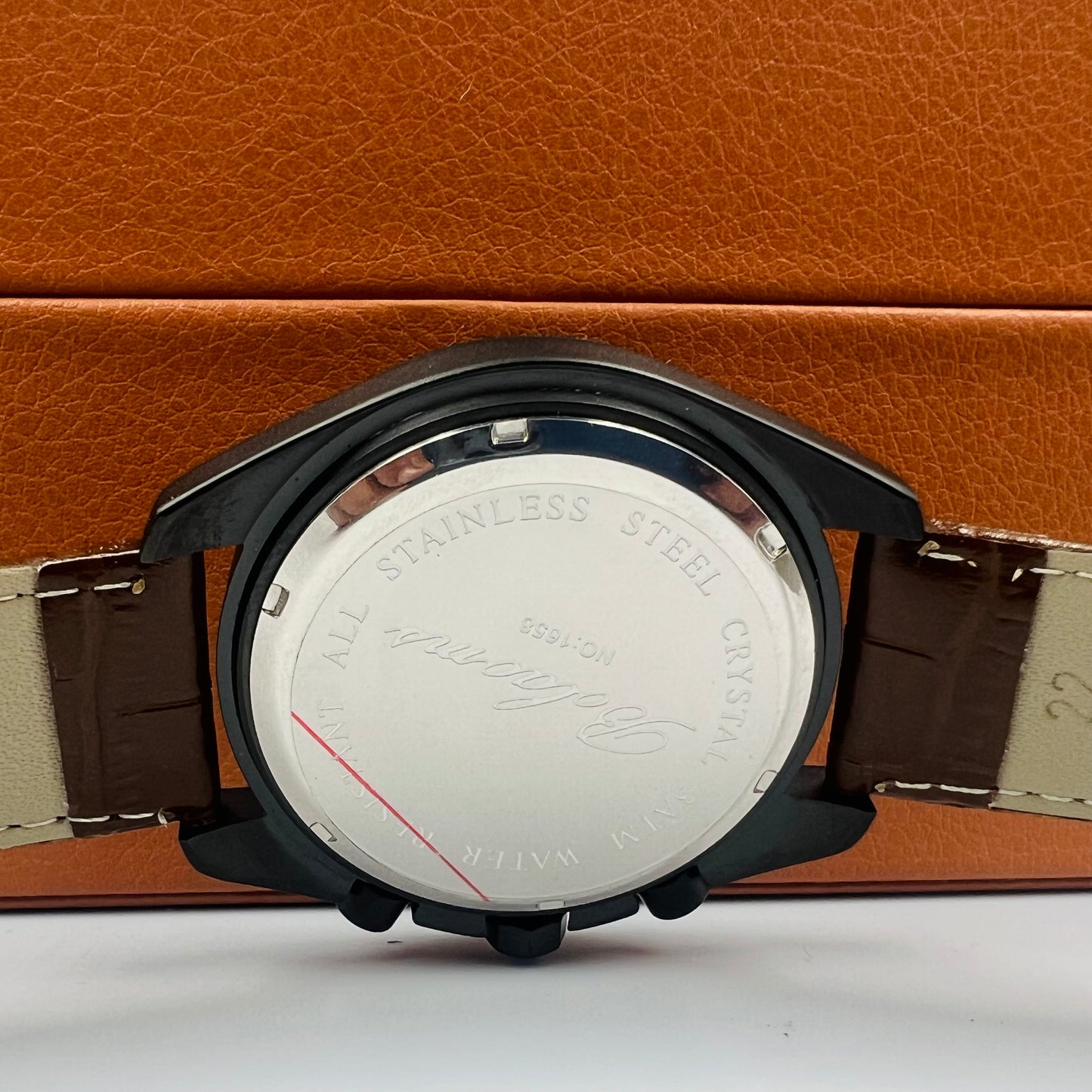 Bolamos Chronograph Working Brown Watch