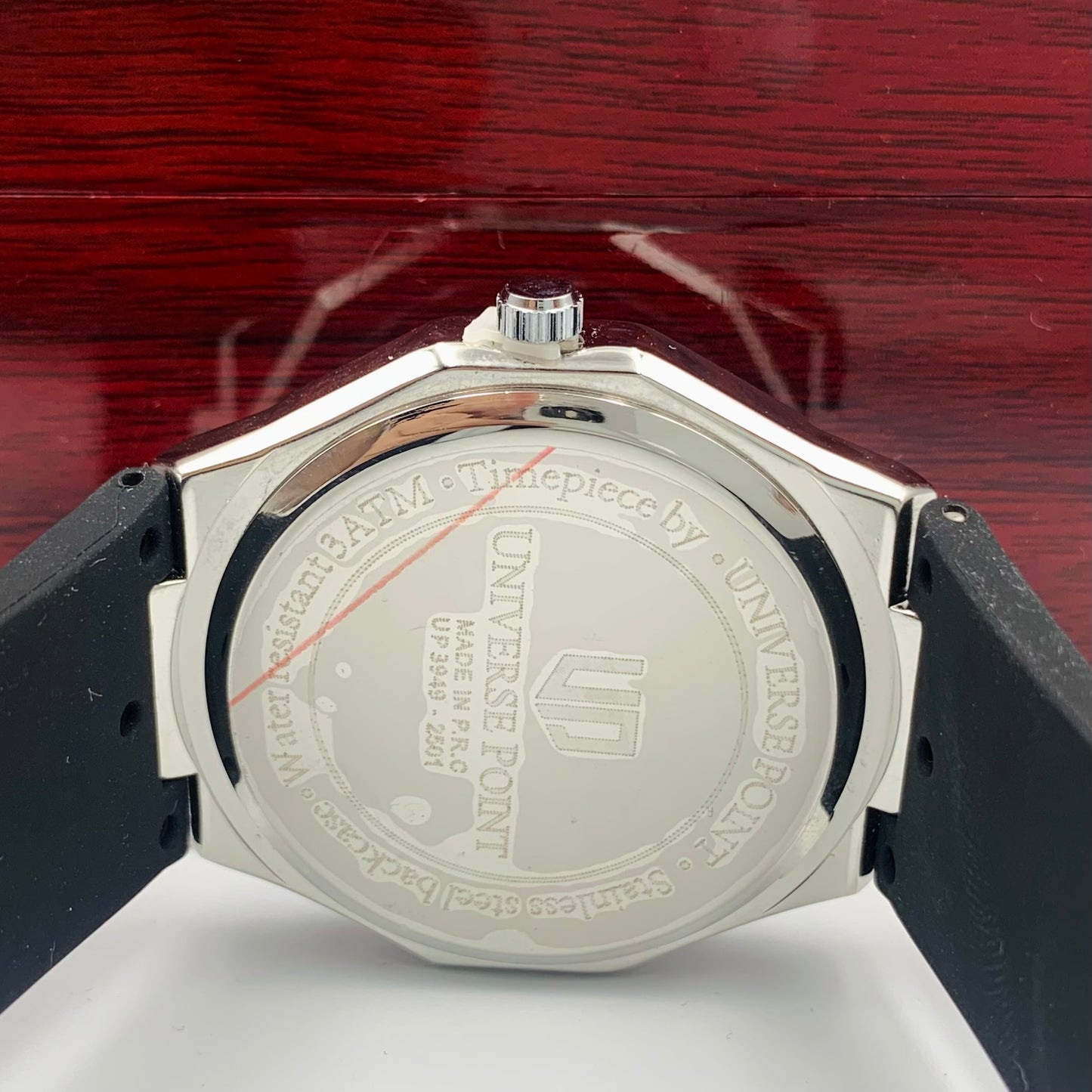 UP Silver Black Watch