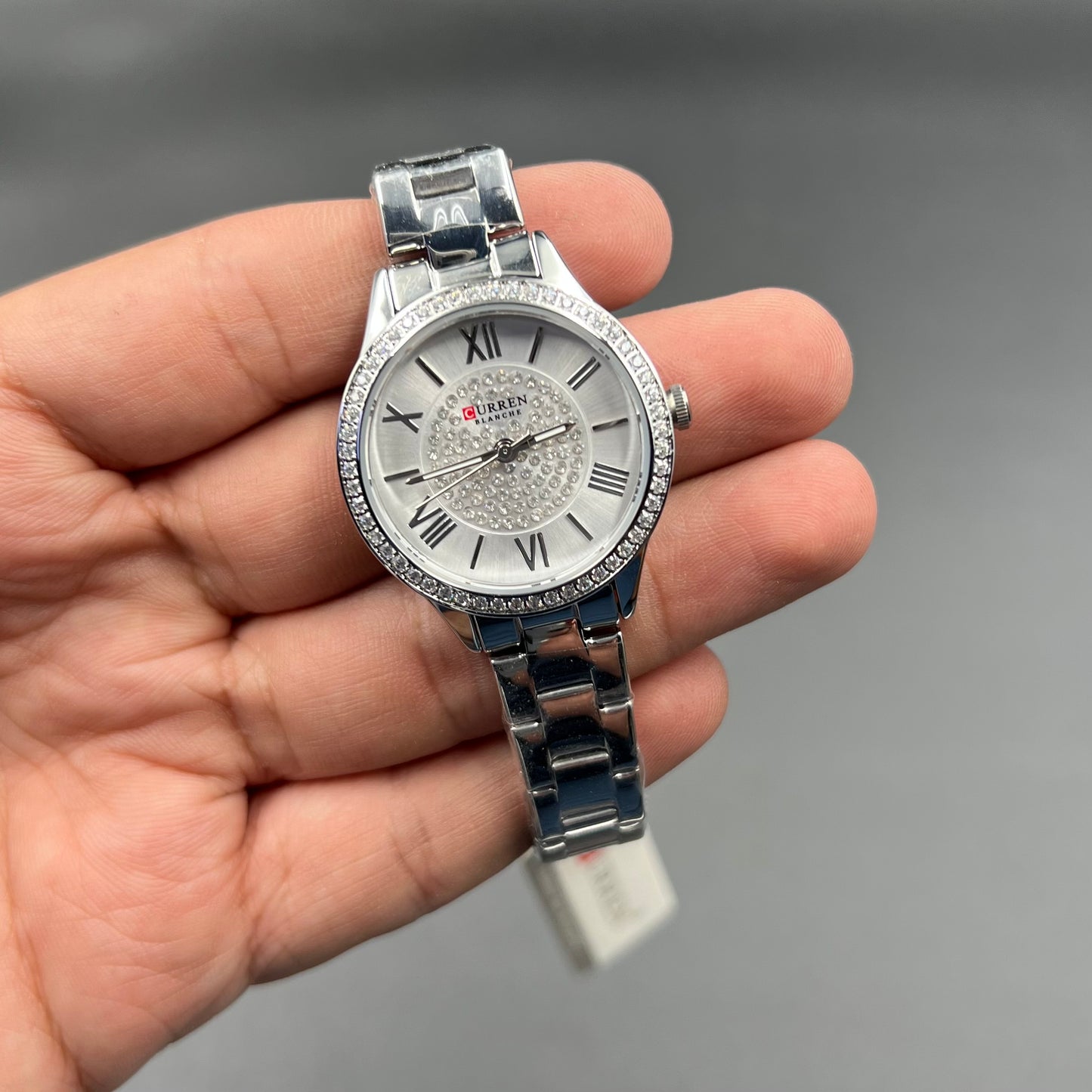 Ladies Curren Silver Dail Silver Case