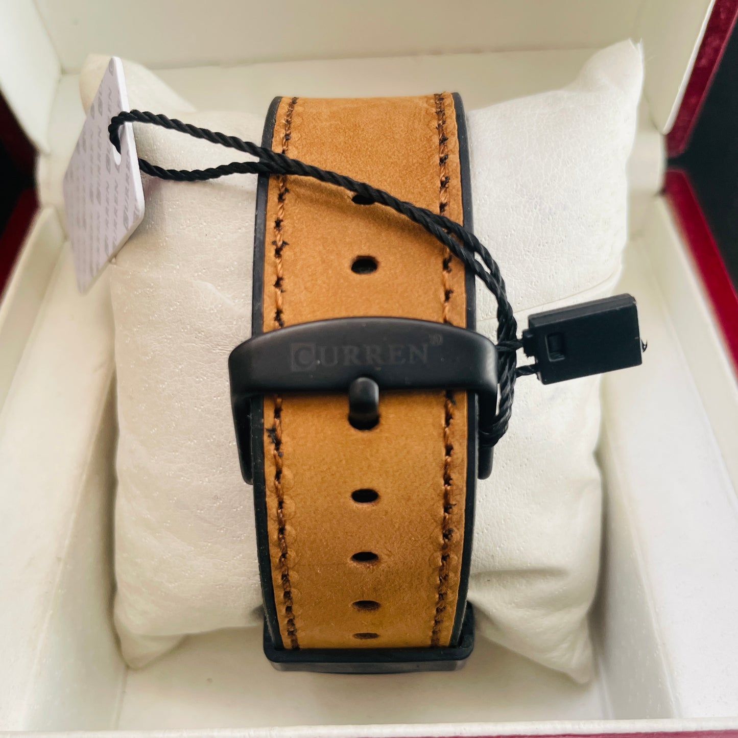 Curren Chronograph Brown Leather Watch