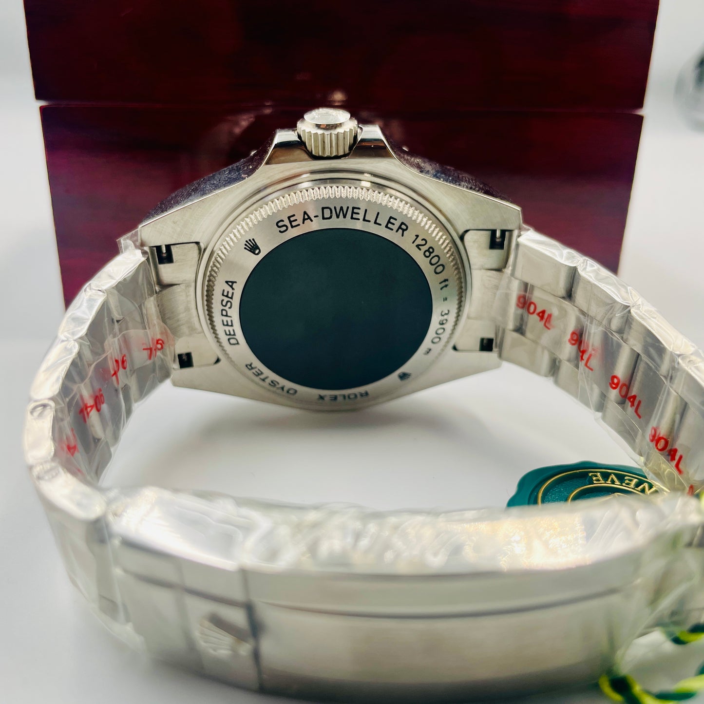 Master DeepSea Silver Black Automatic Watch