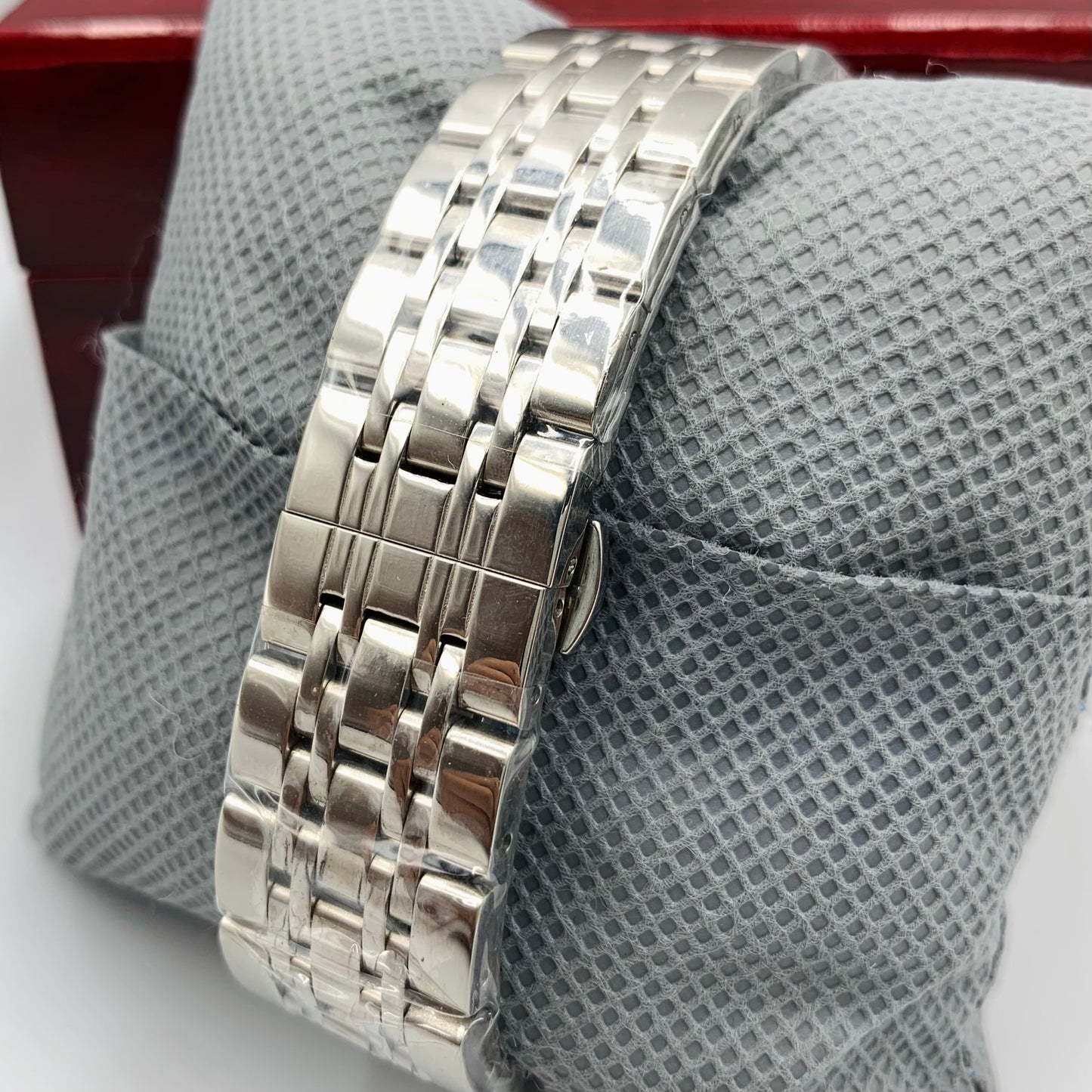 Cartier SunMoon Blue Dail Silver Chain Watch