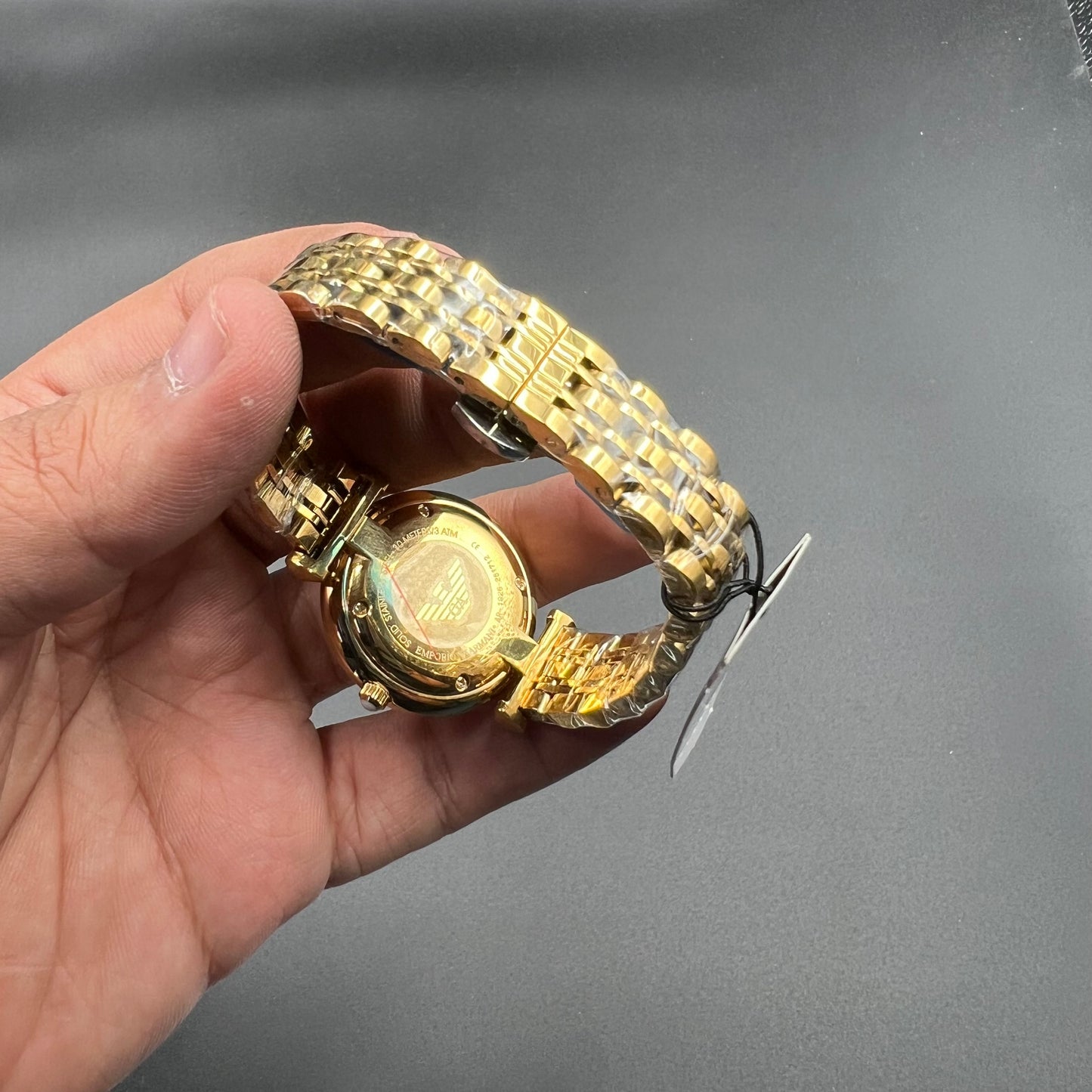 Ladies EMA White Dail Golden Case