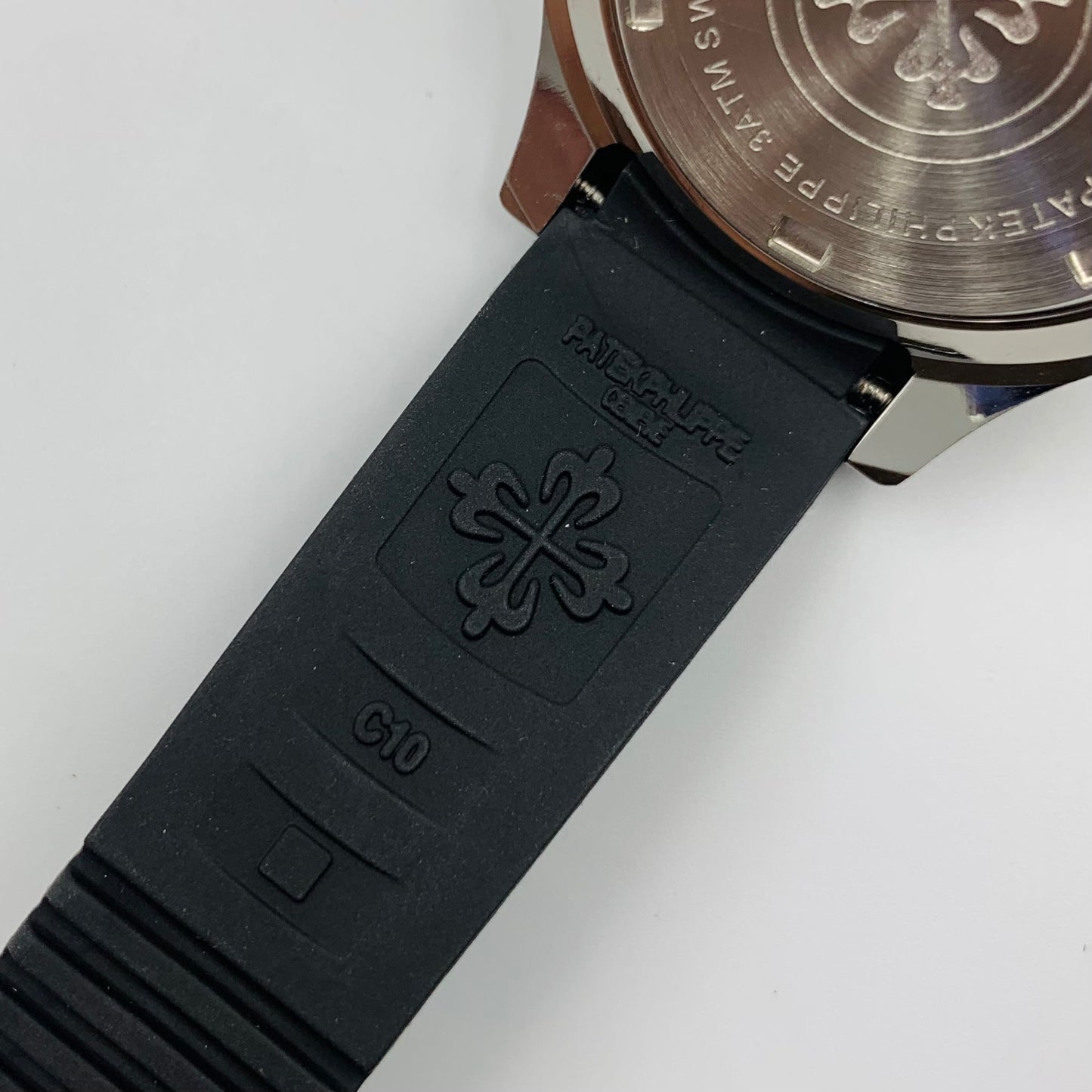 Patek Black Dail Black Strap Watch