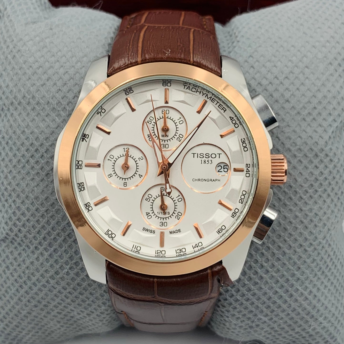 Tissot Twotone White Dail Watch
