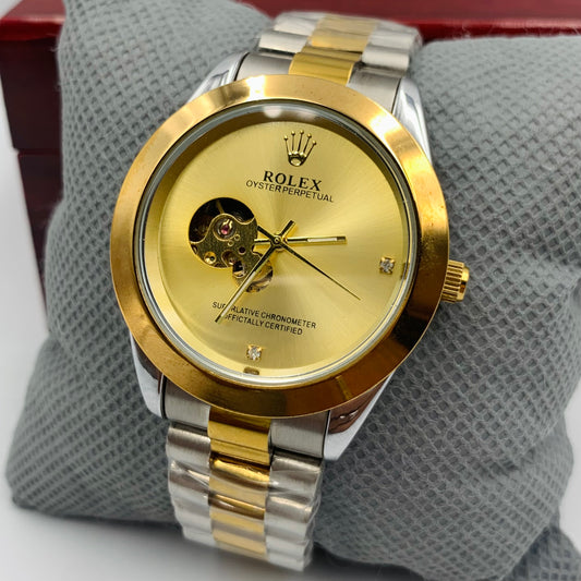 Rolx Golden Twotone Watch