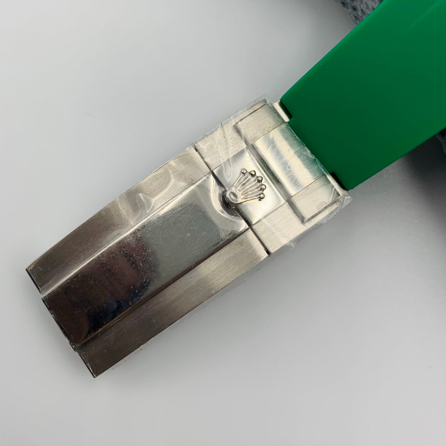 Rolx Green Silver Watch