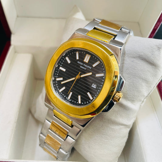 Patek Twotone Black Watch