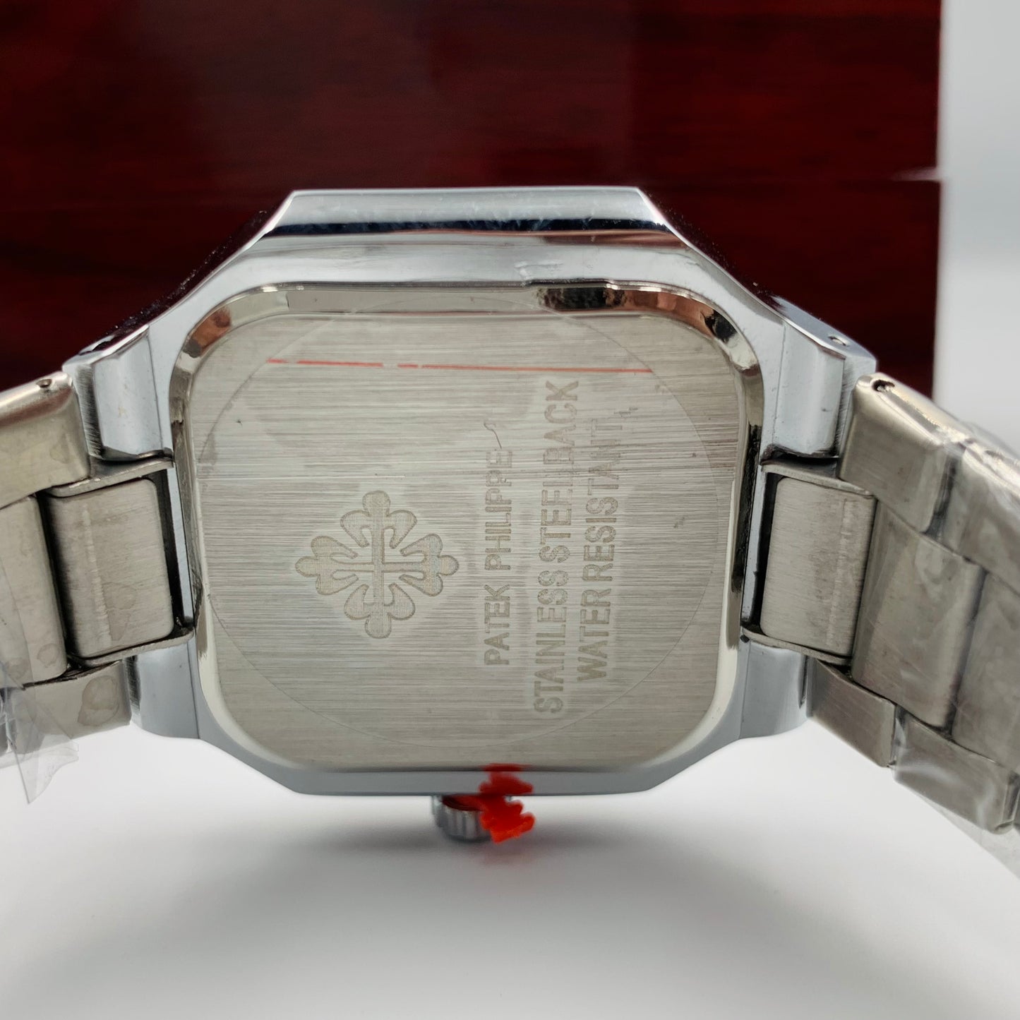 Patek Geneve Tiffny Dail Silver Chain Watch