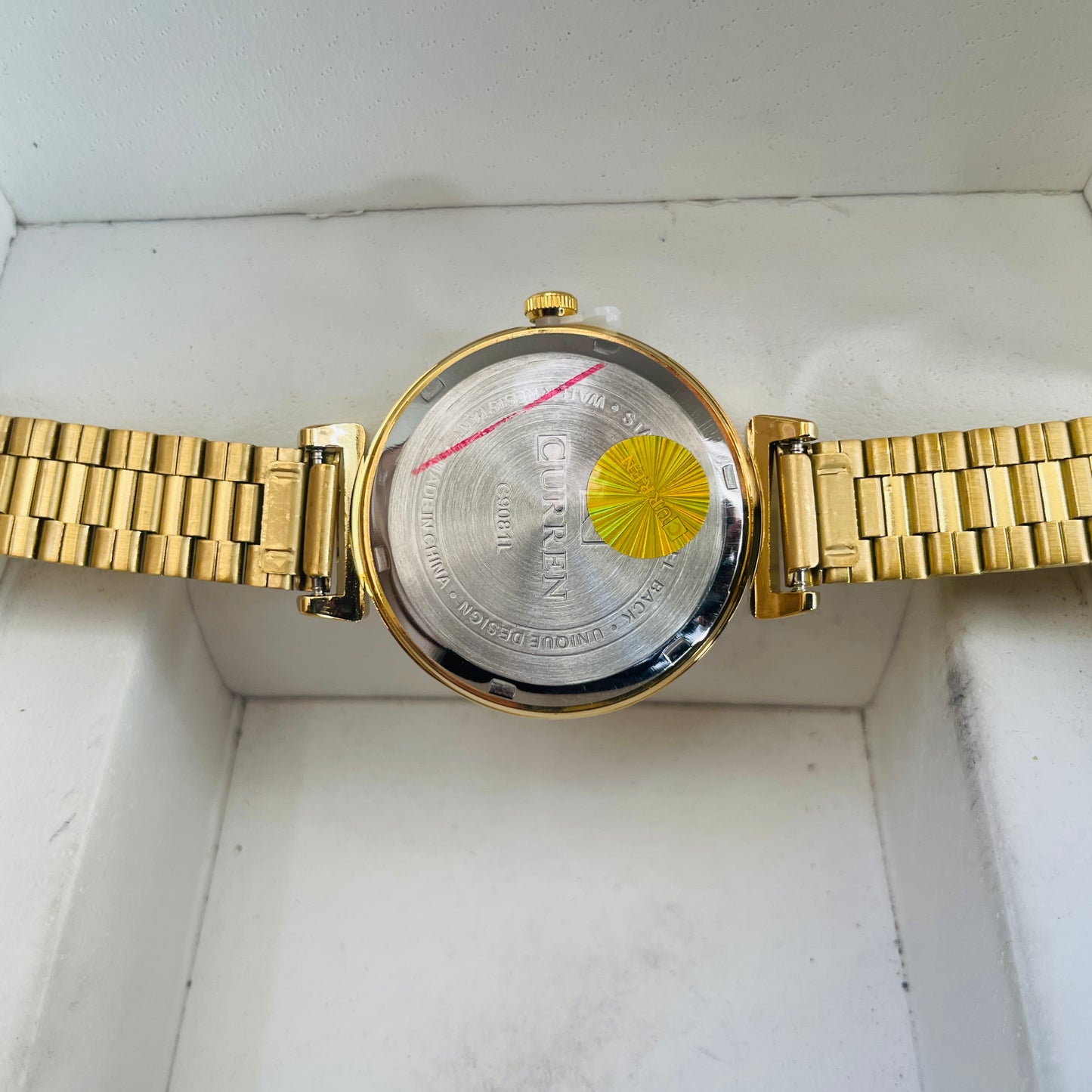 Curren Golden White Watch