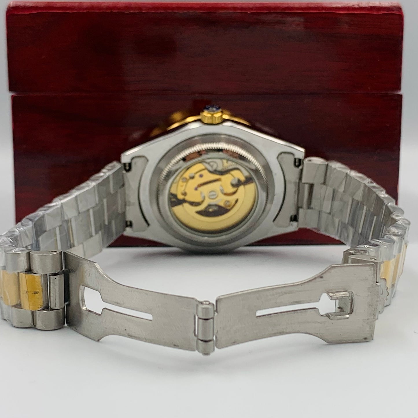 Rolx Black Twotone Watch