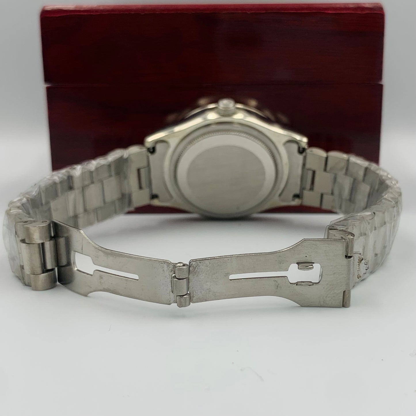 Rolx Milgauss Silver Black Datejust Watch
