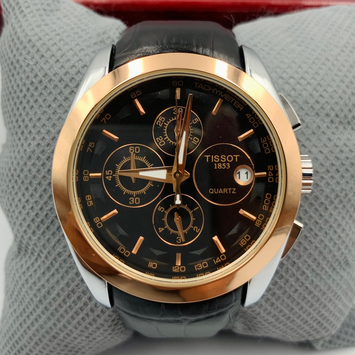 Tissot Twotone Black Dail Watch