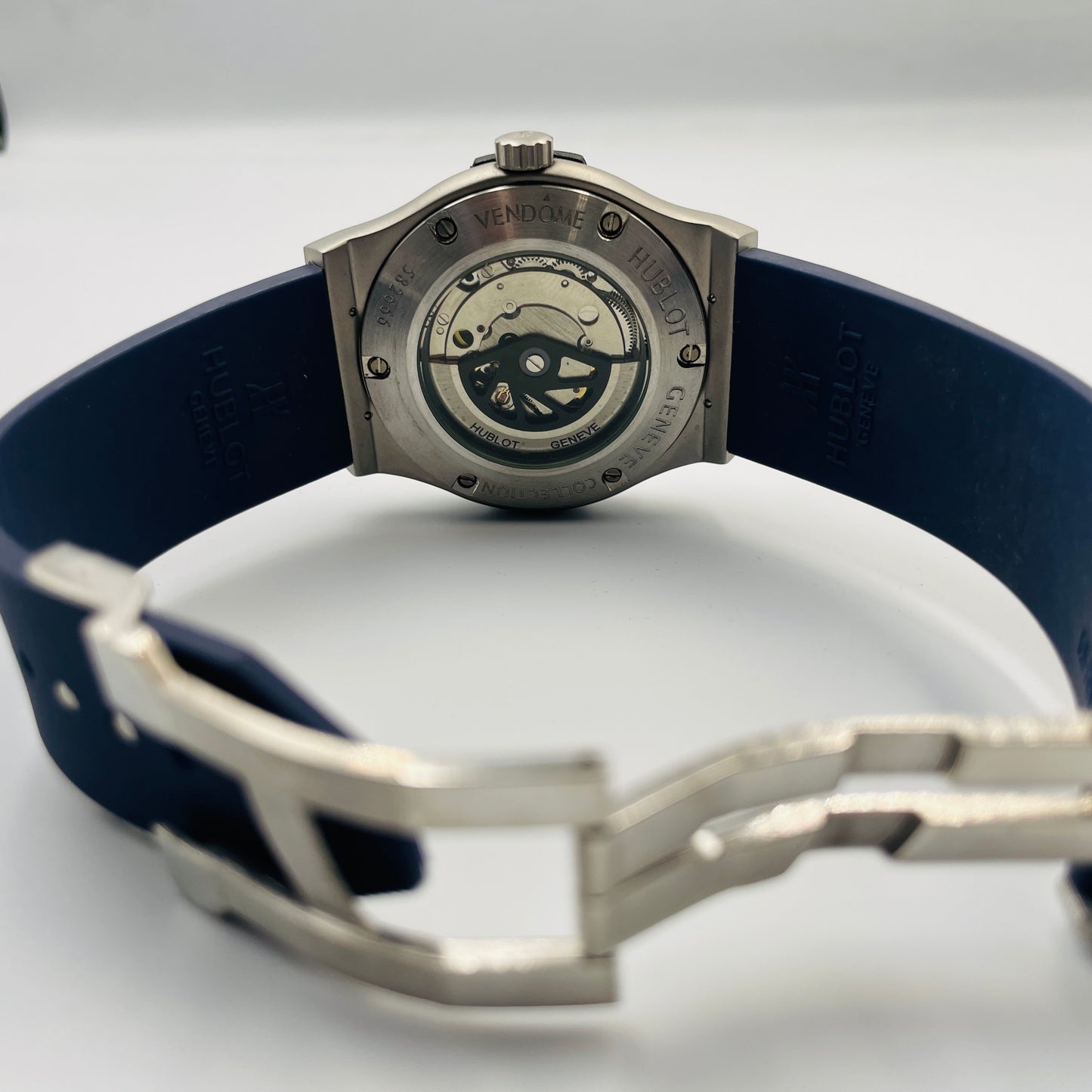 Silver Blue Dial Automatic Watch