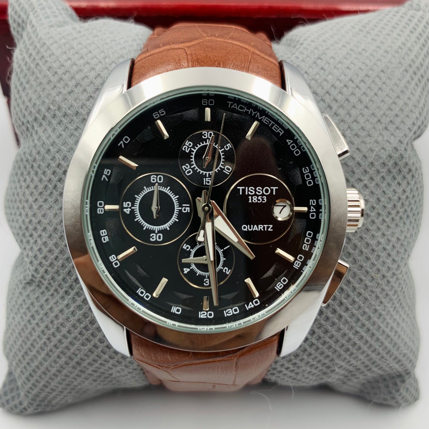 Tissot Silver Black Dail Watch