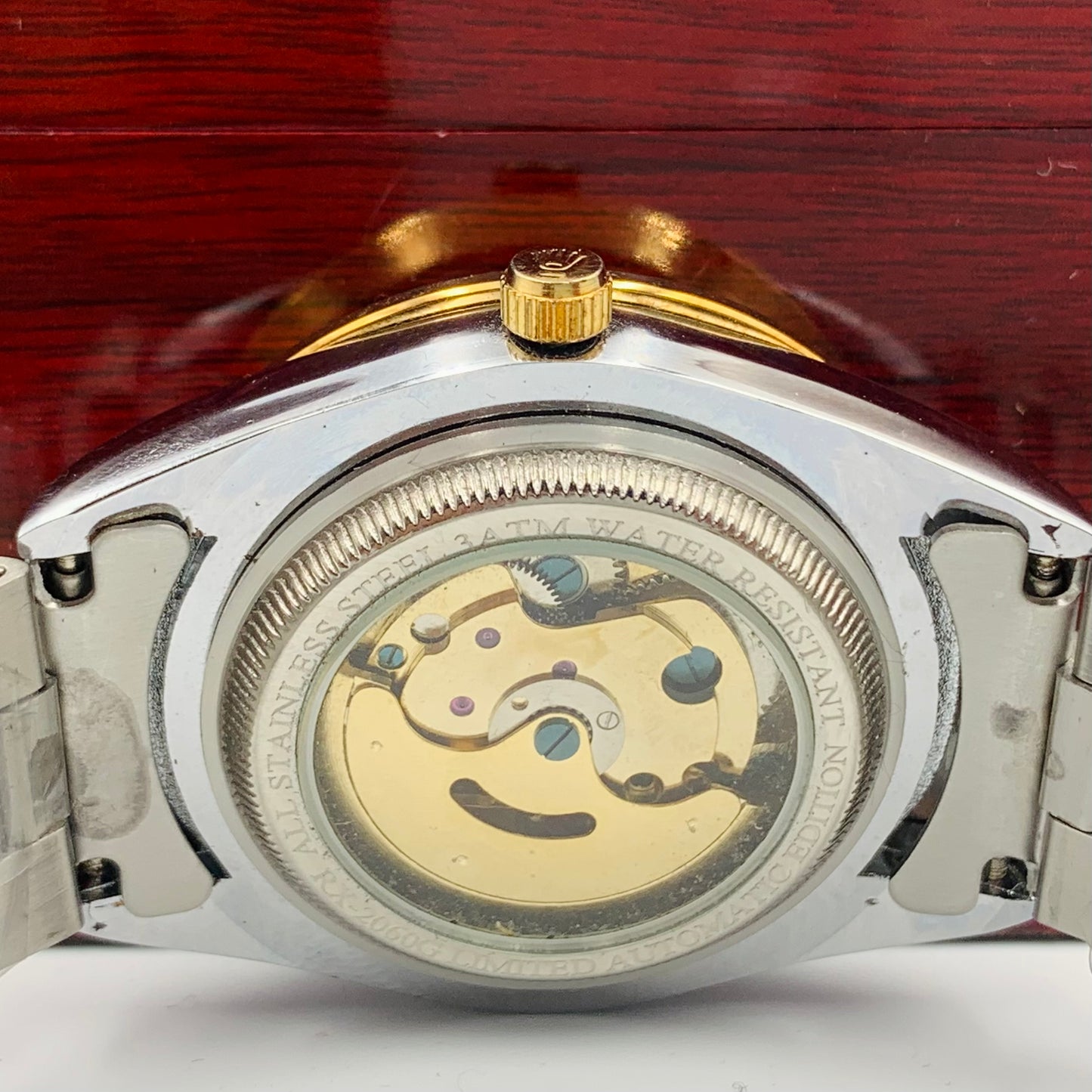 Rolx White Twotone Watch