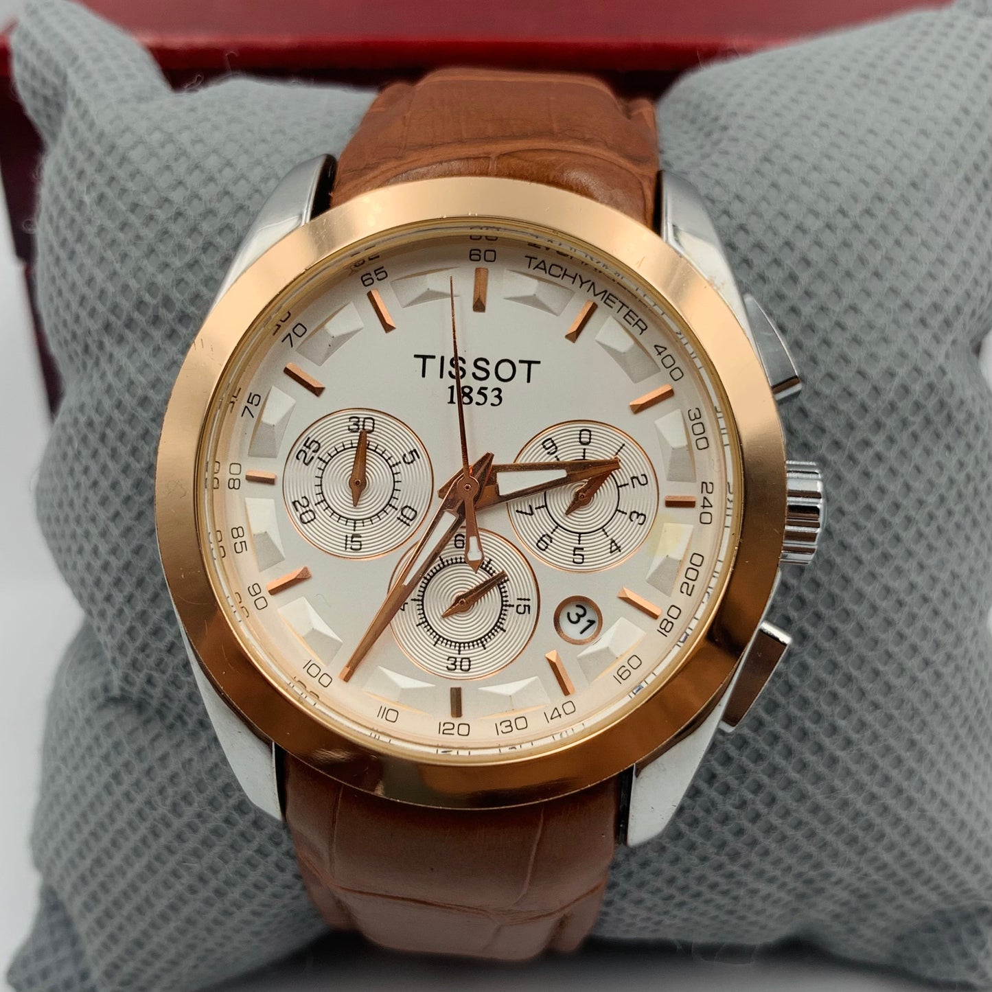Tissot Twotone White Dail Watch