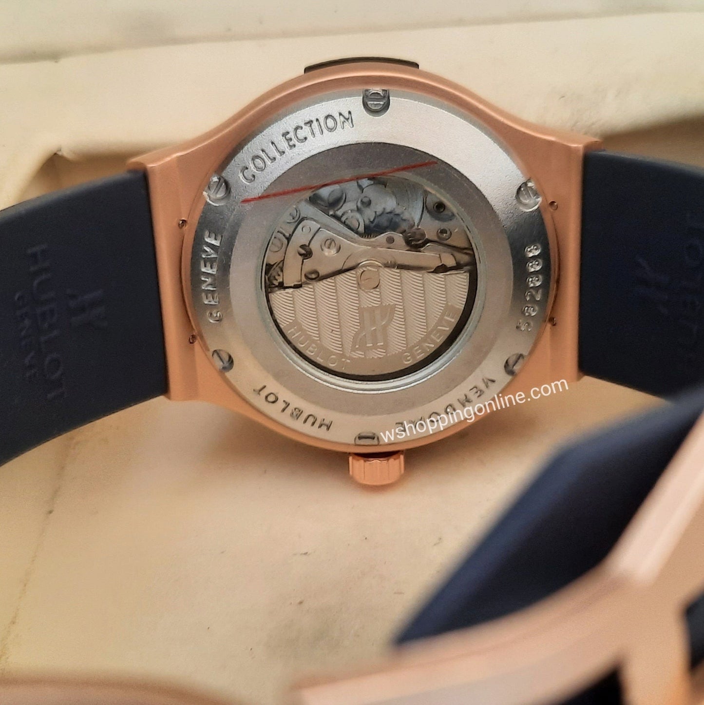 Hub Master Black Rose Automatic Watch