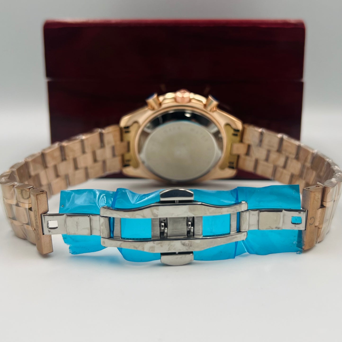 Omega Chain Copper Brown Watch