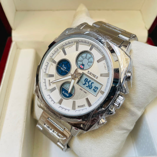 Skmei Silver White Original Watch