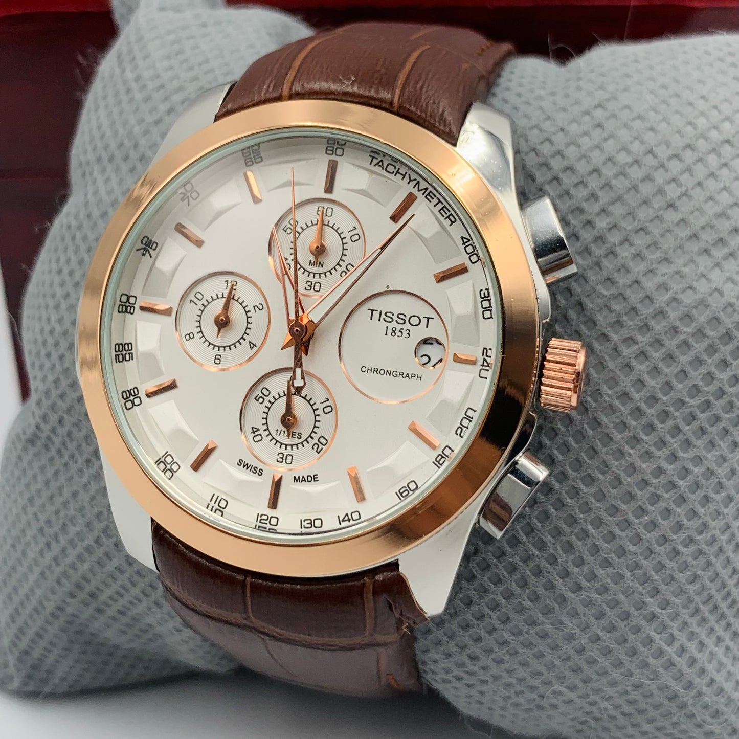 Tissot Twotone White Dail Watch
