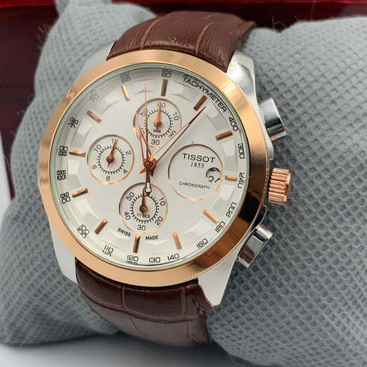 Tissot Twotone White Dail Watch