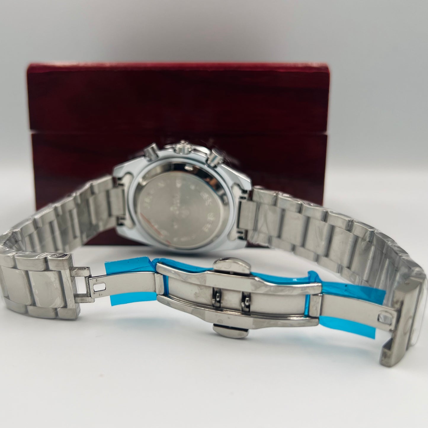 Omega Chain Silver Green Watch