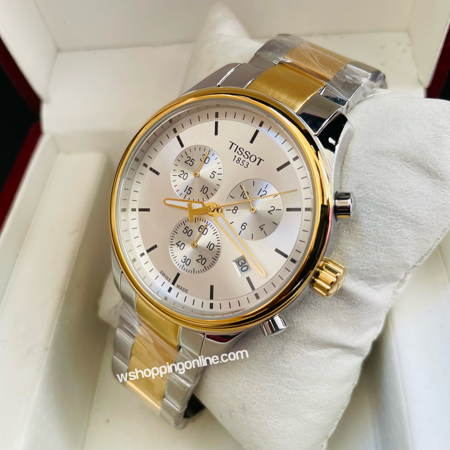 Master Twotone Silver Chronograph 1853 Watch