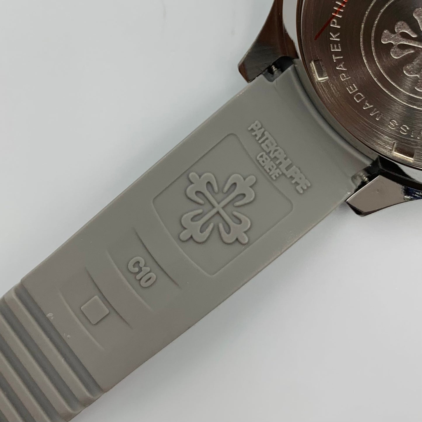 Patek Grey Dail Grey Strap Watch