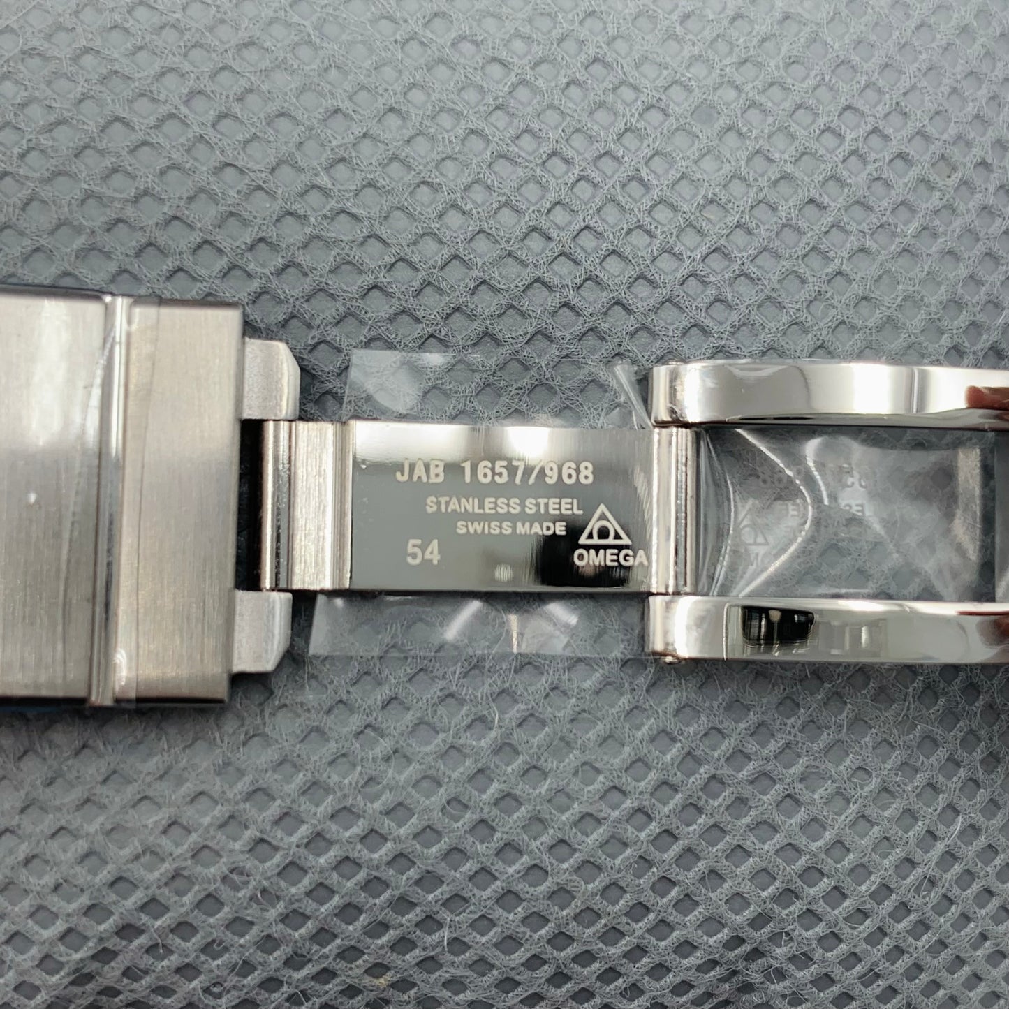 Omega Constellation Black Dail Twotone Chain Watch