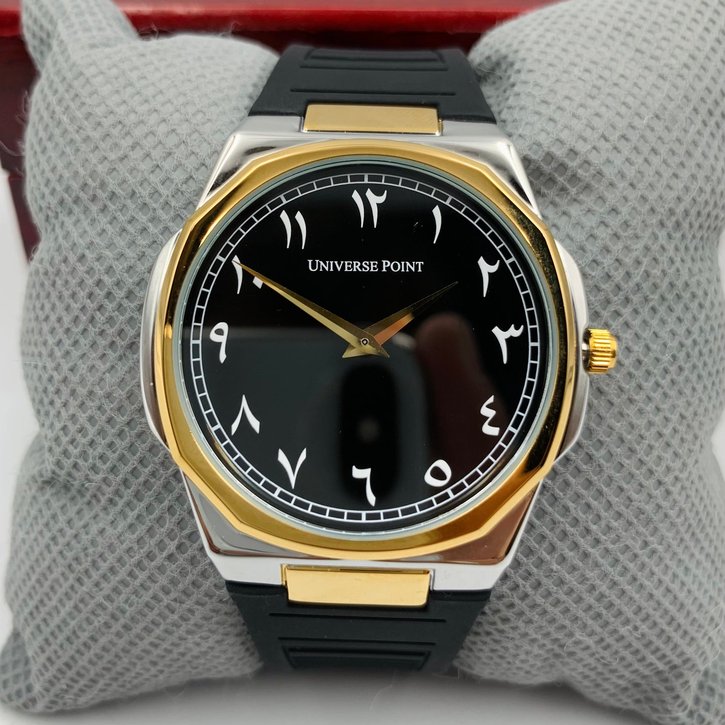UP Arabic Black Twotone Watch