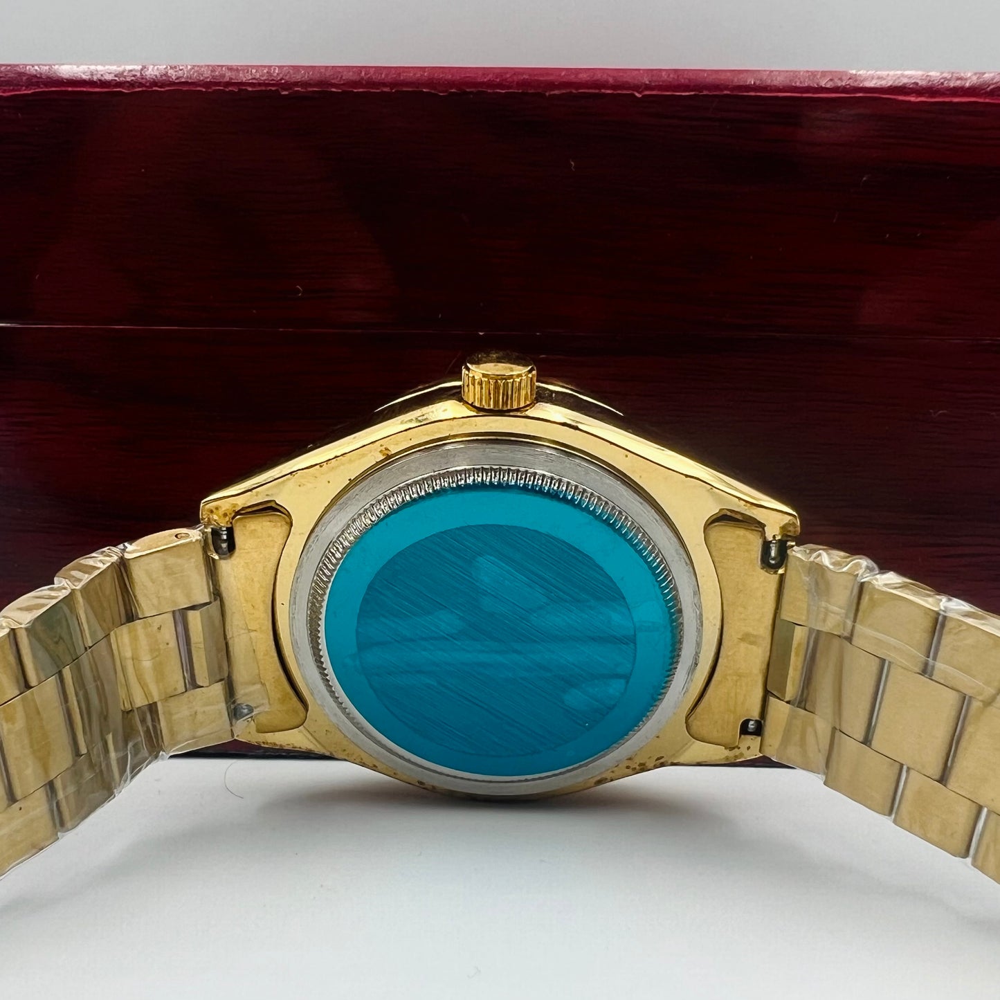 Rolx Skyblue Full Golden DayDate Watch