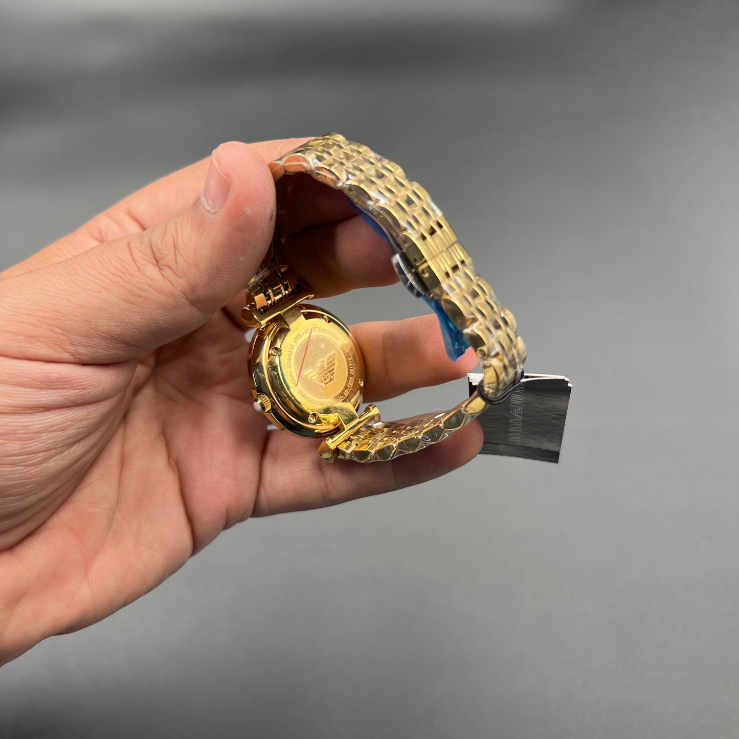 Ladies EMA White Dail Golden Case