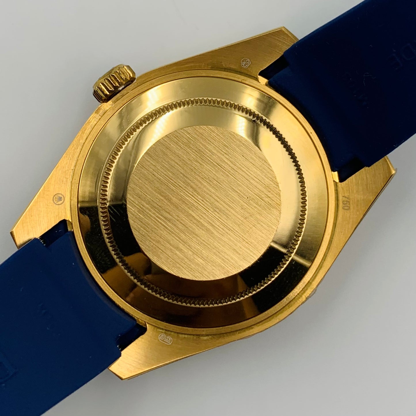 Rolx Blue Golden Watch