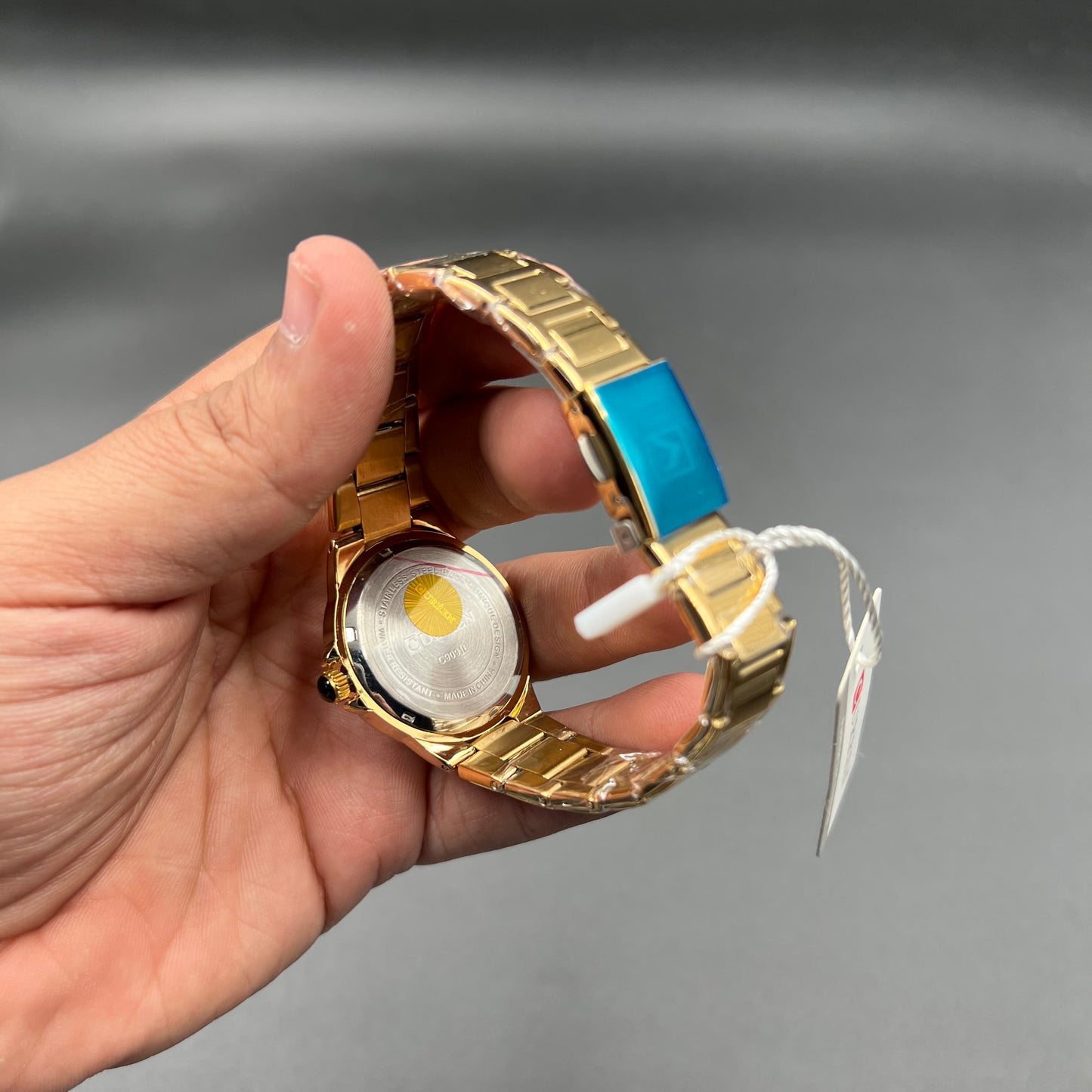 Ladies Curren Blue Dail Golden Case