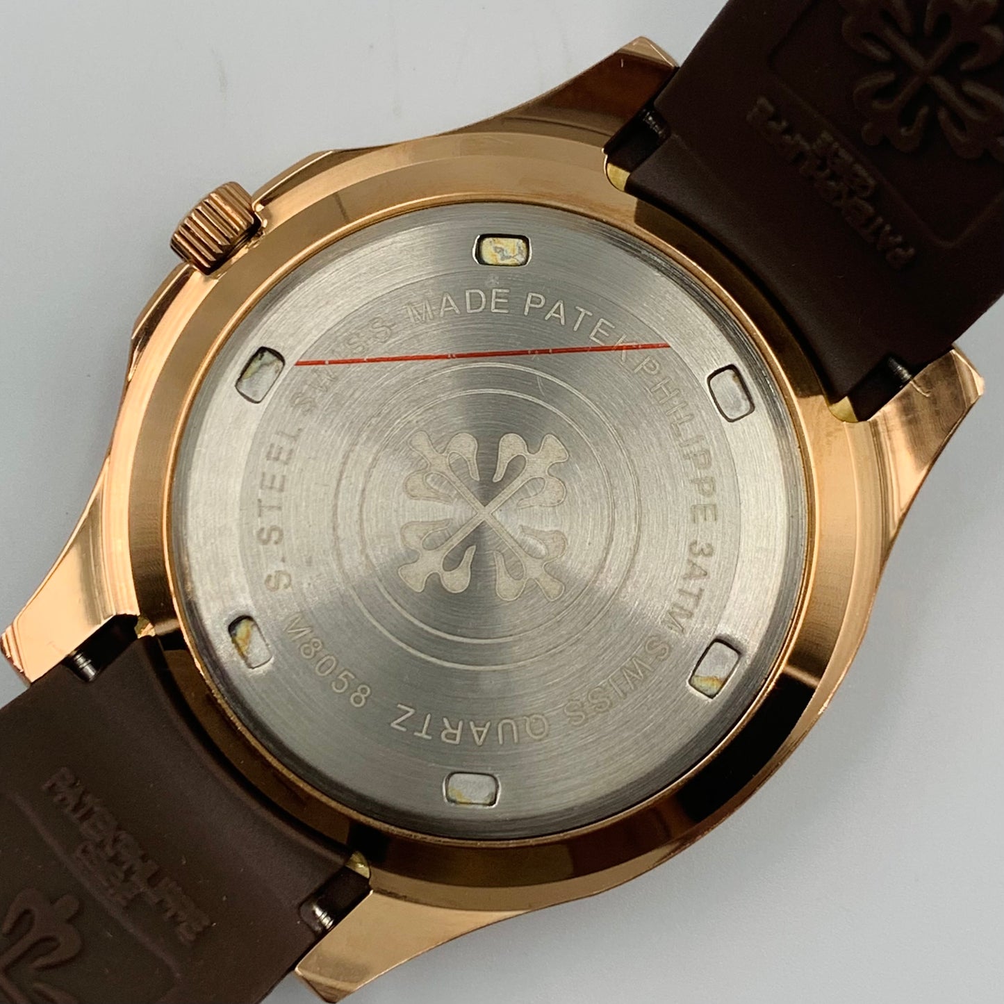 Patek Brown Dail Brown Strap Watch