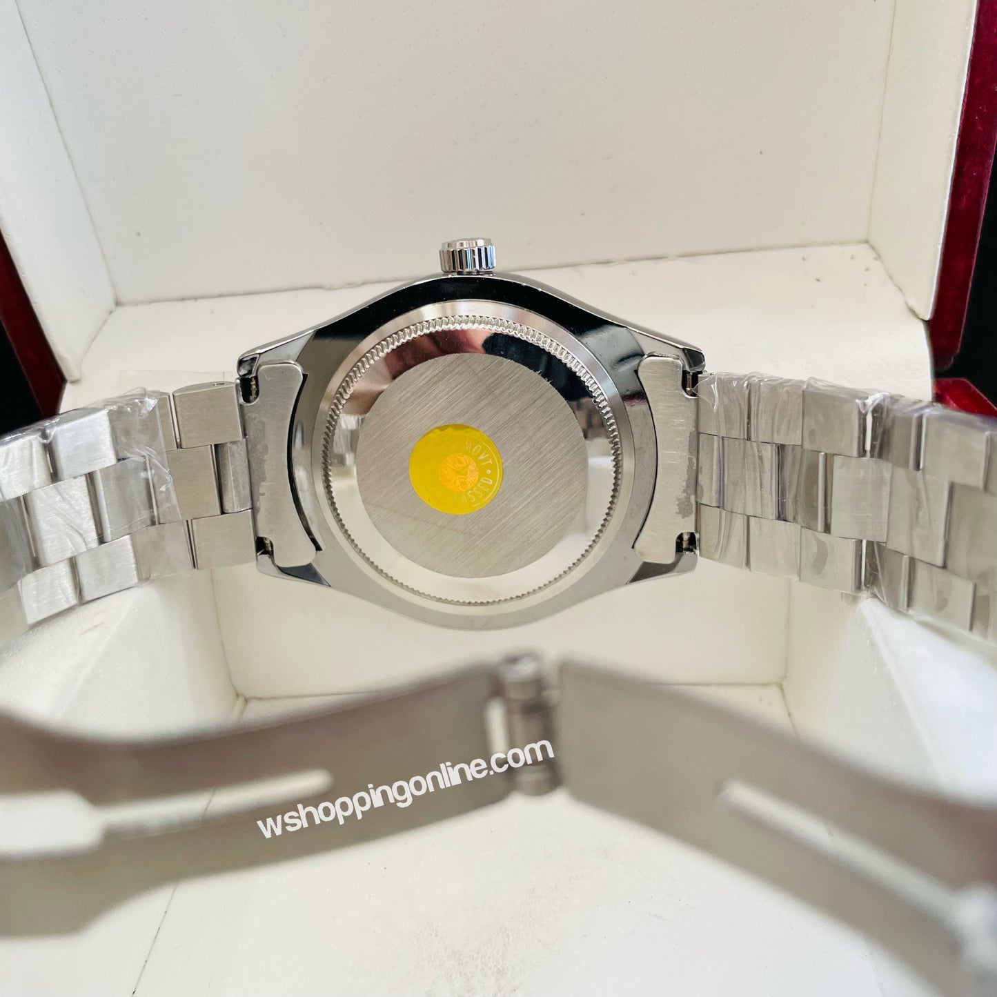 Silver Black Daydate Watch