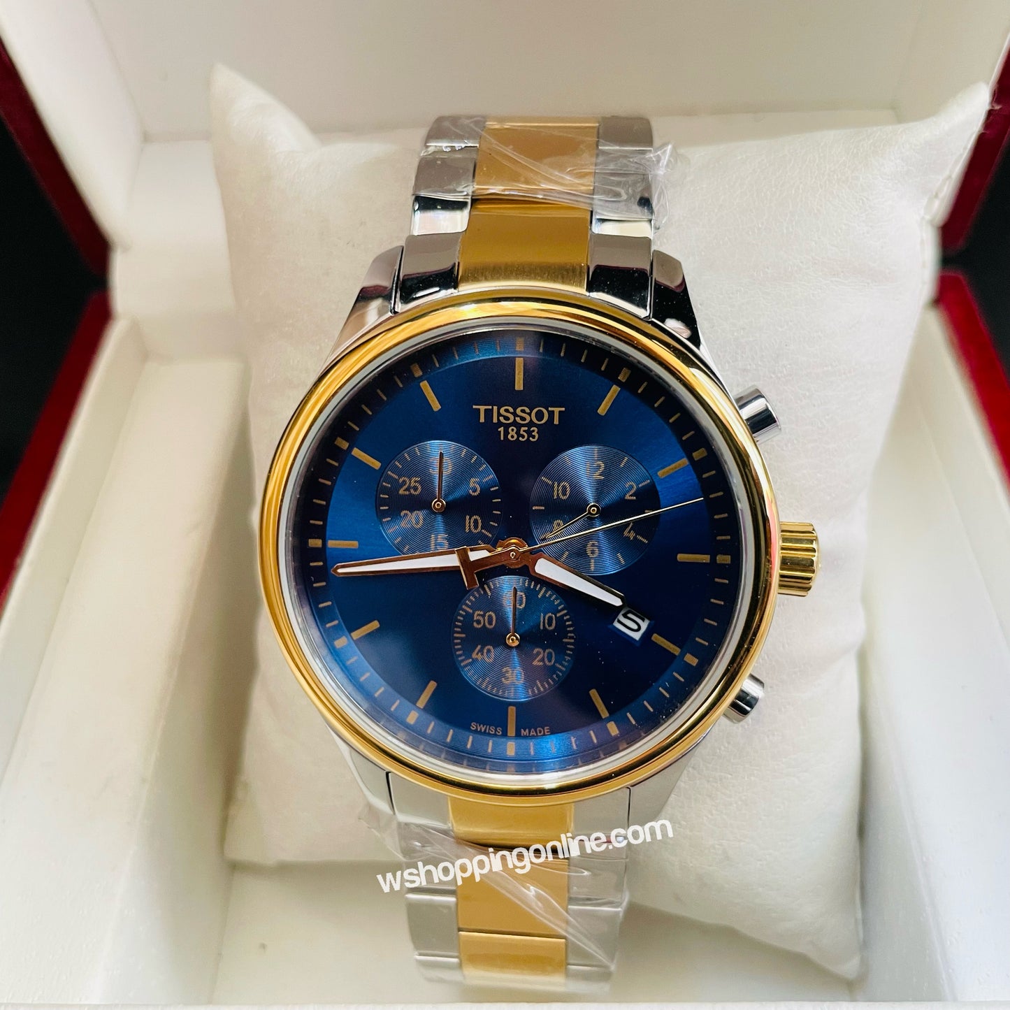 Master Twotone Blue Chronograph 1853 Watch