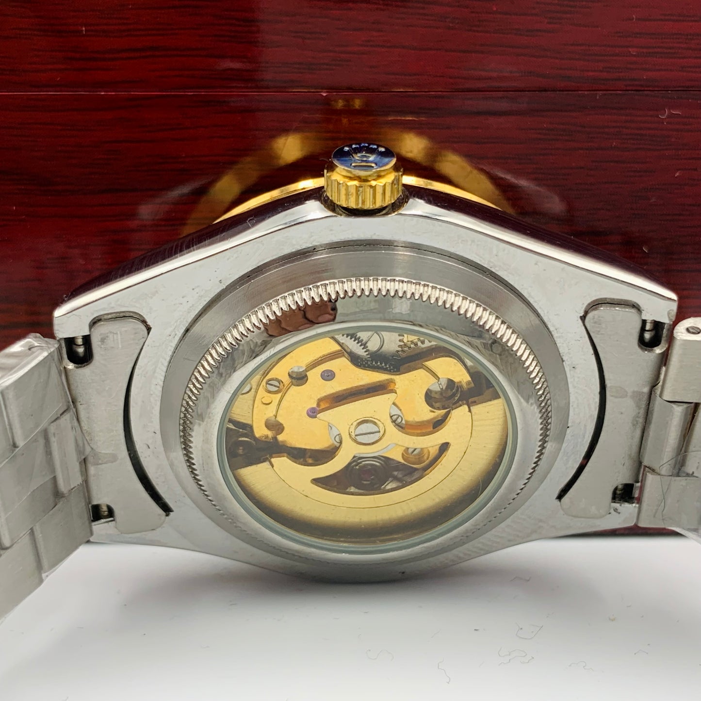 Rolx Black Twotone Watch