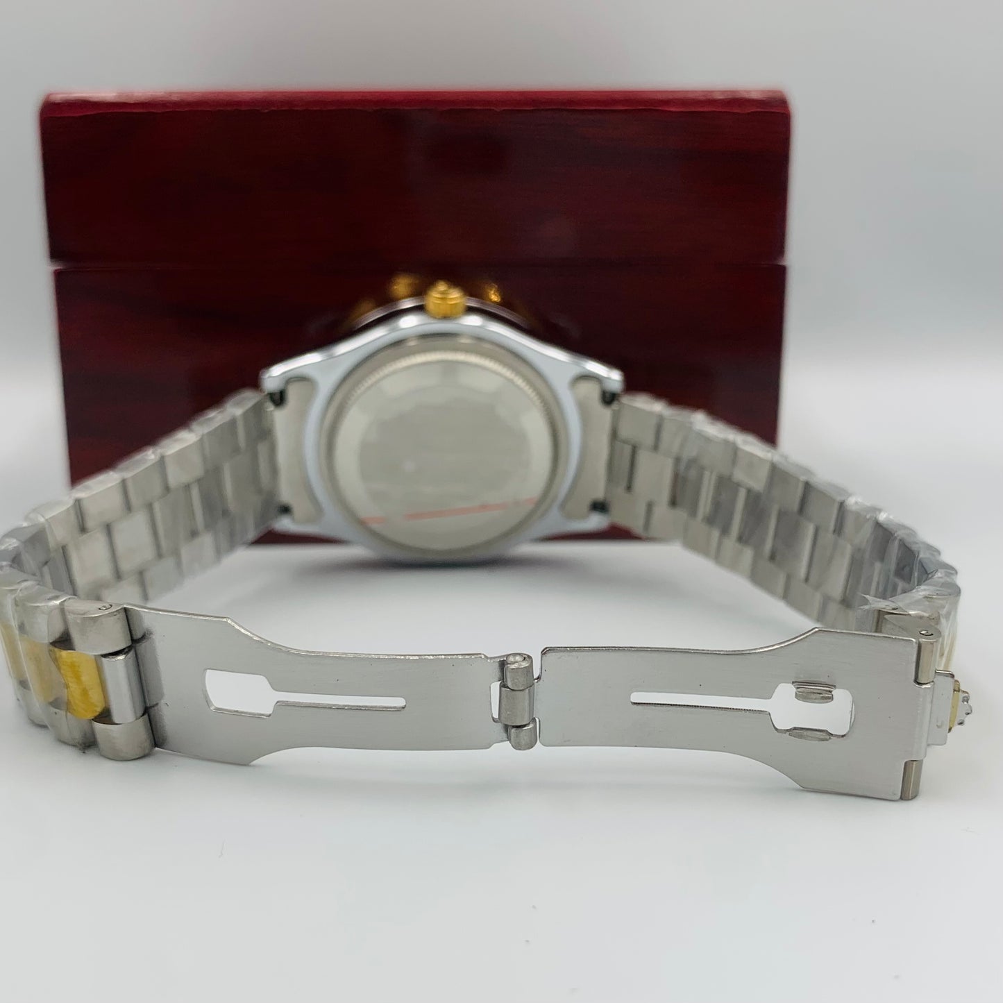 Rolx Milgauss Twotone Black Datejust Watch